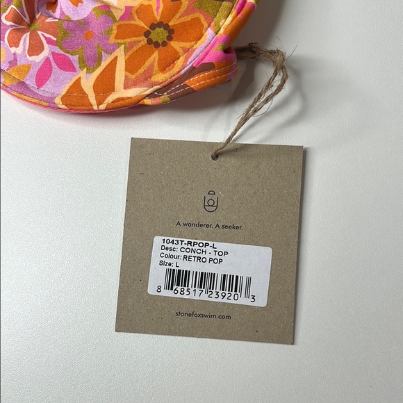 Stone Fox Swim Retro Pop Bikini Set Large - Picture 3 of 6